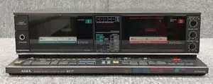 Vintage 1984 Aiwa AD-WX 77 Cassette Deck Maintained - Picture 1 of 11