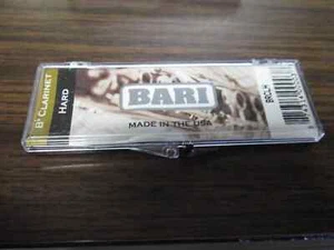 BARI brand Synthetic Bb Clarinet Reed, Hard Strength, 4.0-4.5, BRCLH N.O.S. - Picture 1 of 3