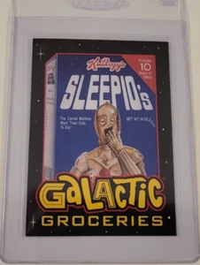 2014 GALACTIC GROCERIES Sleepio's PHILLY 60th NONSPORT CARD SHOW PROMO Star Wars - Picture 1 of 3