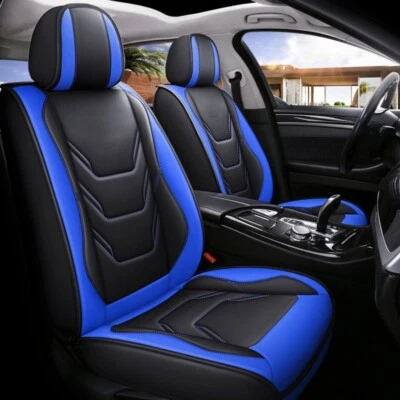 For Honda Accord /Civic /CR-V Car Seats Covers Full Set 5-Seats Cushion Leather Foto 1 de 4