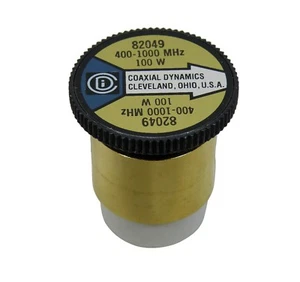 Wattmeter Element Slug 100W 400-1000 MHz Bird 43 Coaxial Dynamics 82049 (100E) - Imagen 1 de 3