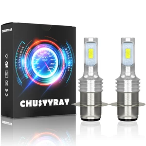 For Kawasaki Mule 600 610 3000 3010 2x H6M 40W 6000k LED Headlight White Bulbs - Picture 1 of 12