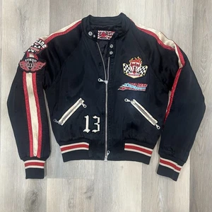 Giacca Bomber Vintage Streetwear Tokyo Varsity Taglia M Eagle Racing - Foto 1 di 8