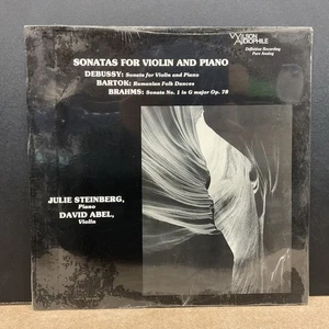 Sonatas For Violin And Piano Debussy Bartók Brahms Steinberg Abel Vinyl - Picture 1 of 2