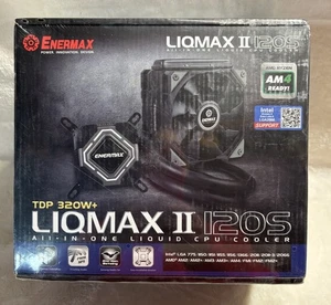 Enfriador líquido CPU todo en uno Enermax Liqmax II 120S ELC-LMR120S-BS, AMD, Intel - Imagen 1 de 6