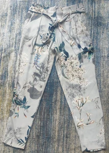 Floral Trousers By River Island Size 10 - Picture 1 of 8
