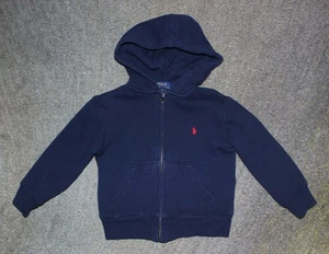 Polo Ralph Lauren Boys Navy Hoodie - Size 3T - EUC - Picture 1 of 4