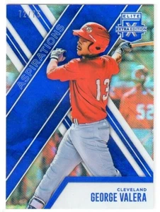 2017 Elite Extra Edition George Valera Blue Aspirations ROOKIE #140! #72/75! - Bild 1 von 1