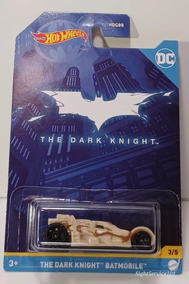 2022 Hot Wheels DC Comics THE DARK KNIGHT BATMOBILE #3/5 - 1:64 Scale - HDG89 - Image 1 of 3