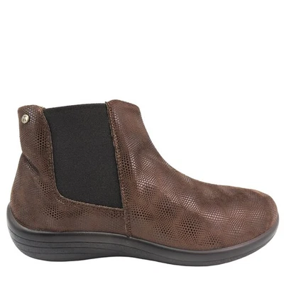 COMODO BOTIN MUJER ARCOPEDICO MAKAI DE SUAVE TEJIDO ADAPTABLE MARRON - Imagen 1 de 4