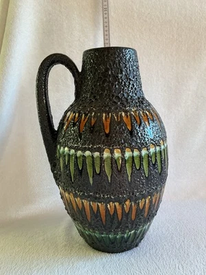 Scheurich Fat Lava Bodenvase - glasierte Keramik 38cm Vintage 60/70er Jahre - Bild 1 von 4
