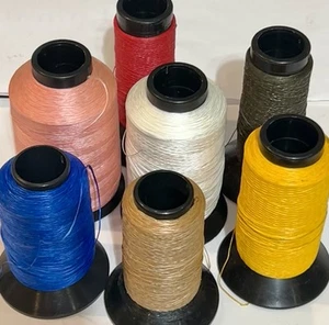 BCY 8190 LOT Bowstring Material 7 partial spools - Picture 1 of 7