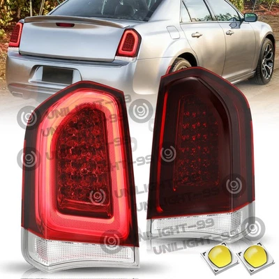 Par de luces traseras LED completas izquierda+derecha para Chrysler 300 2015-2023 Foto 1 de 4
