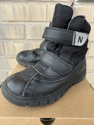 Zapatos Naturino Thores de cuero negro para niños talla 32 (us1-1.5) Foto 1 de 4