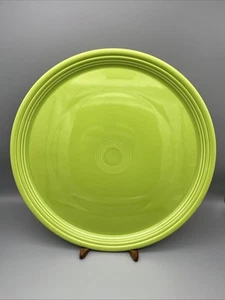 Fiesta 15” Pizza Tray NIB RARE CHARTREUSE HLC WV USA Fiestaware $$$$$$NOS$$$$$$$ - Picture 1 of 3