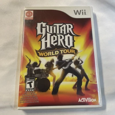 Guitar Hero World Tour Nintendo Wii) CIB w/Manual Tested Complete - Image 1 of 4