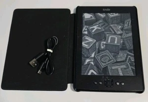 Amazon Kindle (4th Generation) D01100 eBook Reader Wi-Fi 6” - Black TESTED - Picture 1 of 14
