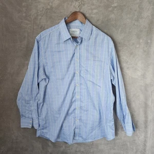 Camisa manga larga a cuadros azul amarillo Charles Tyrwhitt 17,5/35 - Imagen 1 de 6