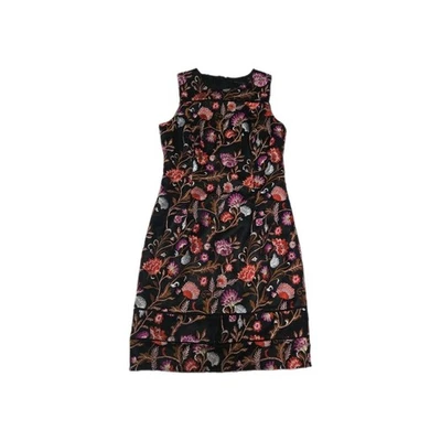 Vestido de mujer White House Black Market WHBM talla 8 bordado floral Foto 1 de 4