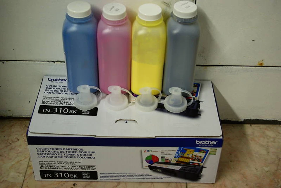 4 TN-315 Toner Refill + 1 Black Cartridge Genuine Brother HL4150 HL4570 MFC 9460 - Image 1 of 1