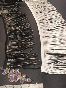 Strass Fransen - Bild 1 von 1