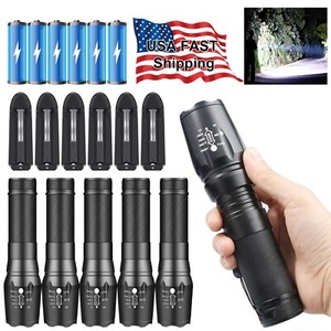 LED Flashlight Rechargeable Tactical LED Flashlights Super Bright Mini Torch