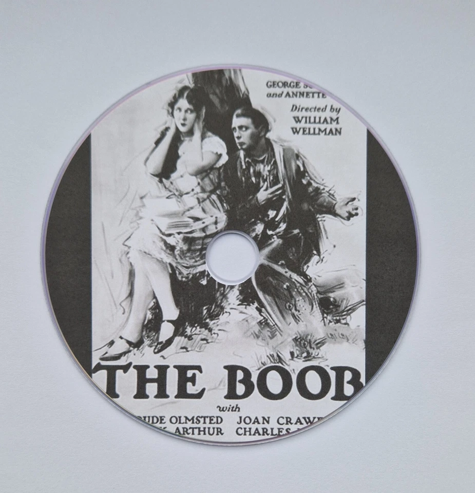 THE BOOB 1926 DVD PUBLIC DOMAIN SILENT FILM JOAN CRAWFORD, GERTRUDE OLMSTEAD - Image 1 of 1