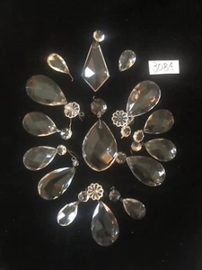 crystal chandelier part 15 asst crystals - Bild 1 von 3