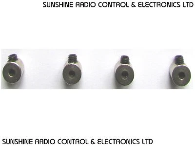 SRC&E RC Plane Aircraft Wheel Collet Set Landing Gear 2mm Wheel Stops Collars 4Pcs New