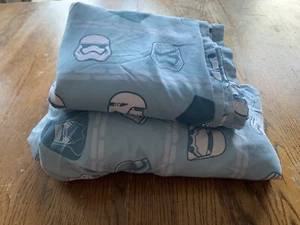 Kohls Collection Star Wars Sheets Twin Flat Fitted Blue Helmets Stormtroopers** - Picture 1 of 5