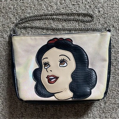 Danielle Nicole Disney Handbag Snow White Evil Queen Sparkle Bag Purse Zip READ - Image 1 of 4
