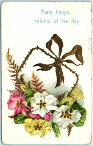 Postal - Muchos retornos felices del día - Imagen 1 de 2
