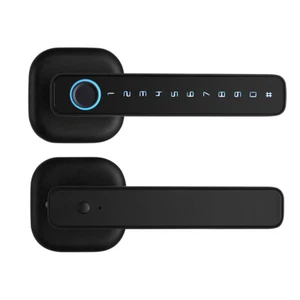 Elektronisches Smart Fingerabdruck Türschloss mit Türgriff App Türöffner Schloss - Bild 1 von 19