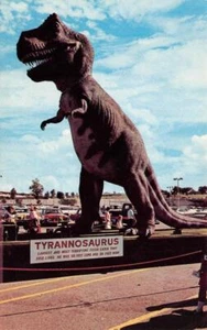 TYRANNOSAURUS Dinosaur Paluxy River Glen Rose, TX T. Rex c1960s Vintage Postcard - Picture 1 of 2