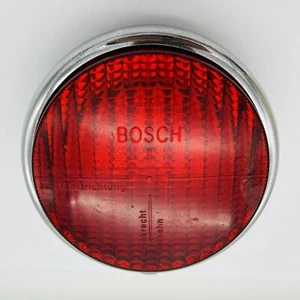 Vintage Red BOSCH Chrome Lamp FOG LIGHT - BMW - Porsche - Mercedes - Volkswagen - Picture 1 of 12