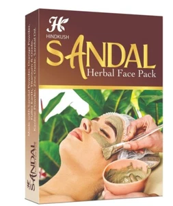 Hindkush Sandal Herbal Face Pack Mask for Skin toning & Moisturizing 250gm Pack - Picture 1 of 6