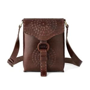 Handmade Leather Small Cross Body Sling Bag for Girls and Women - Daily Use - Picture 1 of 6