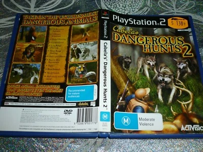 CABELA'S DANGEROUS HUNTS 2 (SONY PS2 GAME, M) (P130546-19 A) - Image 1 of 2