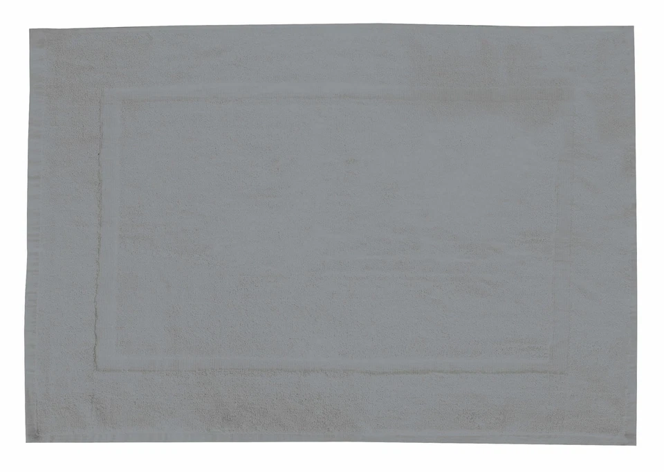 Duschvorleger Paradise grau 50 cm x 70 cm reiner Baumwolle - Bild 1 von 1