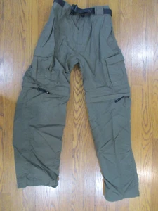 Magellan Outdoors Green Boys 14-16 Fish Gear Water Repel Convertible Cargo Pants - Picture 1 of 4