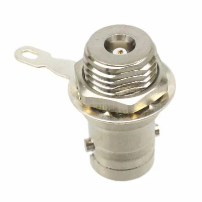 BNC Female Jack to MCX Female nut Bulkhead RF Coaxial Adapter Connector - Image 1 of 4
