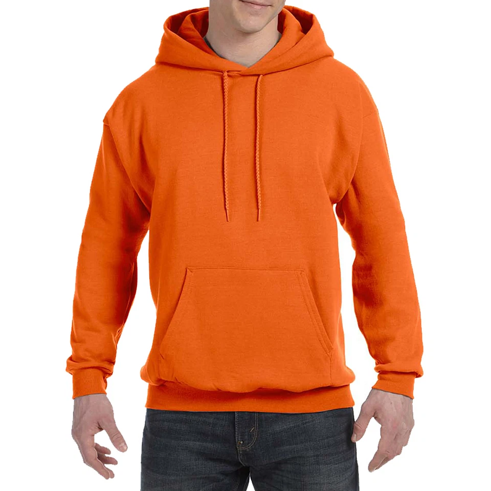 Sudadera con Capucha Hanes Para Hombres Seguridad Verde Naranja ANSI Sudadera con Capucha S-3XL NUEVA Foto 1 de 1