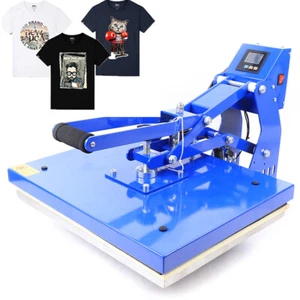 Für T-Shirt Auto Öffnen Hitze Presse Maschine 16"x 20" Clamshell Sublimation Transfer - Bild 1 von 12
