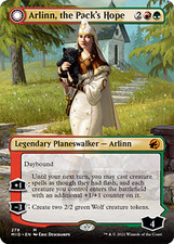 Arlinn, the Pack's Hope BORDERLESS, Innistrad: Midnight Hunt, NM/M PREORDER