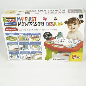 Juguete de aprendizaje Montessori preescolar mi primer escritorio para niños edad 3+ nuevo - Imagen 1 de 7