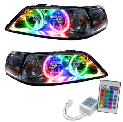 Oracle Lighting Pre-Assembled Halo Headlights Non HID For 05-11 Lincoln Town Car Foto 1 de 4