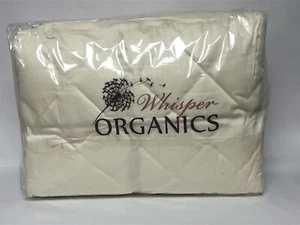 Whisper Organics 600 GSM Cotton Filled Comforter Ivory - TWIN/TWIN XL - Picture 1 of 3