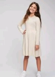 Gap Kids Knit Full Cream Sweater Dress Size XL - Picture 1 of 6
