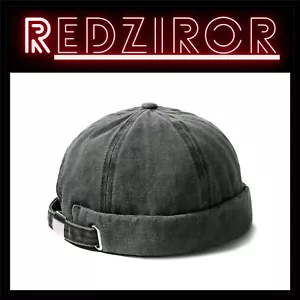Comfortable Cotton Brimless Beanie Cap - Chic Dockers Hat for All Seasons - Picture 1 of 9