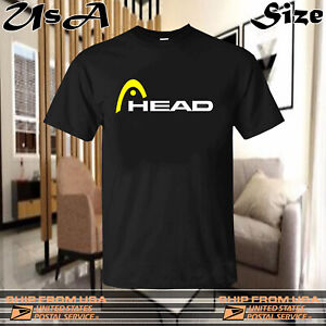 Head Logo Tennis Racket & Ski Manufacturing T shirt Men Sport Tee